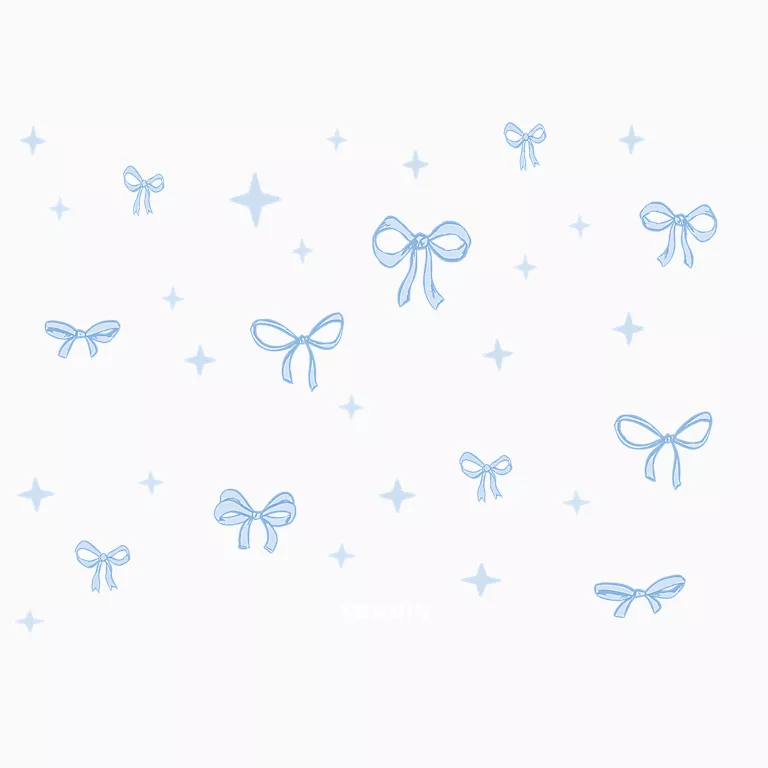 Starlit Bows Blue - Image 5