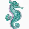 Purple Teal Seahorse - Image 2