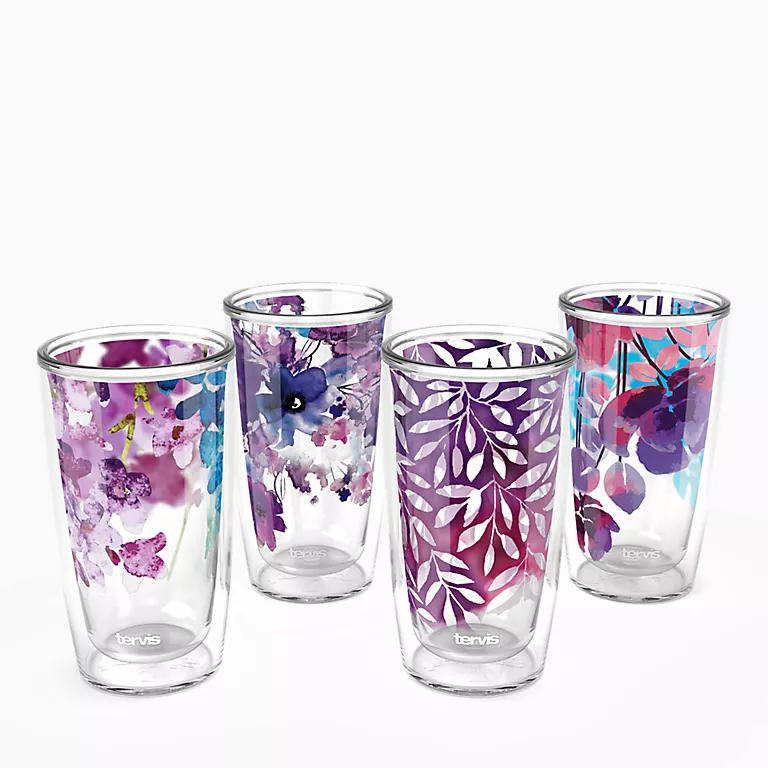 Watercolor Purple Floral Collection