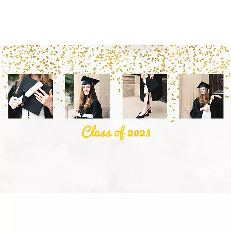 Gold Glitter - 4 Photo Custom Template - Image 2