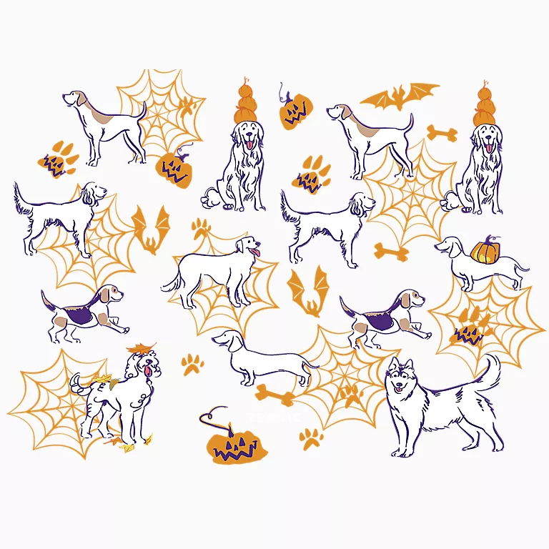 Alternative view of Halloween Hounds