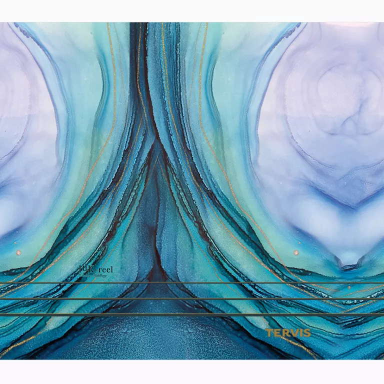 Alternative view of Inkreel - Teal Wave