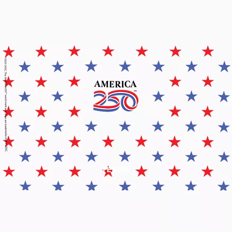 Alternative view of America250 - Patriotic Star Confetti