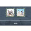 Square Wreath - 2 Photo Custom Template - Image 2