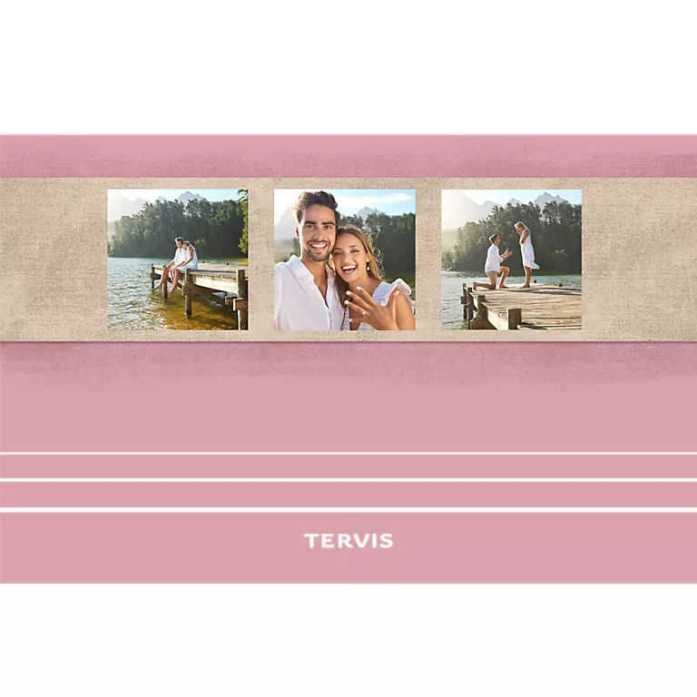 Sand on Pink - 3 Photo Custom Template - Image 4