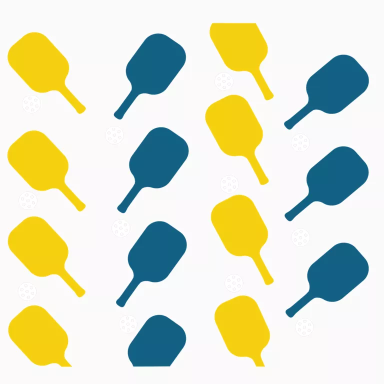 Alternative view of Pickleball - Paddle Pattern