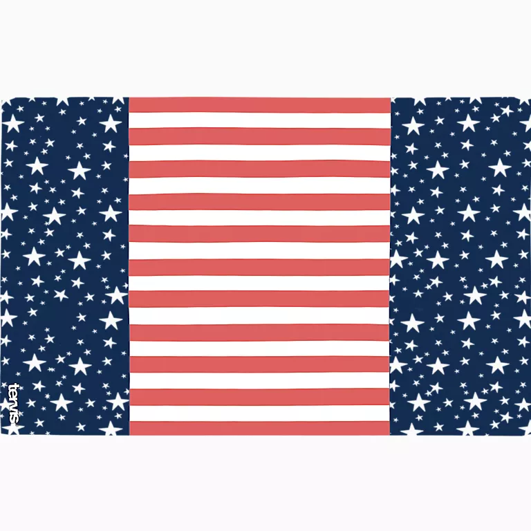 Alternative view of Americana Stars Stripes