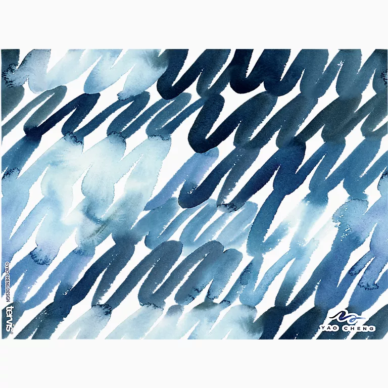 Alternative view of Yao Cheng - Scribbles In Blue