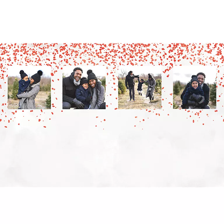 Red Glitter - 4 Photo Custom Template - Image 2