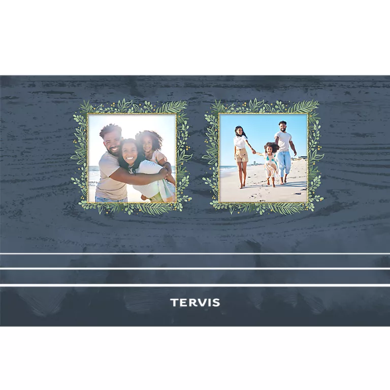 Square Wreath - 2 Photo Custom Template - Image 4