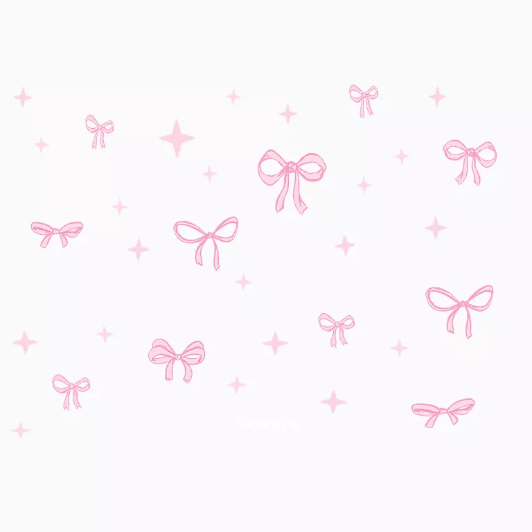 Starlit Bows Pink - Image 5