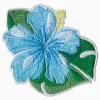 Tropical Teal Hibiscus - Image 2