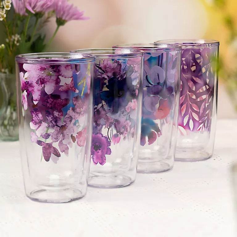 Alternative view of Watercolor Purple Floral Collection