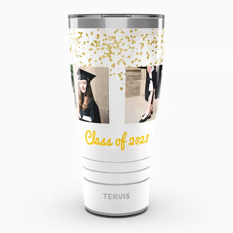 Gold Glitter - 4 Photo Custom Template