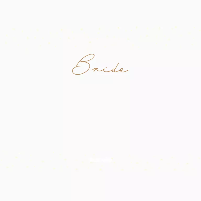 Alternative view of Bride - To Hold