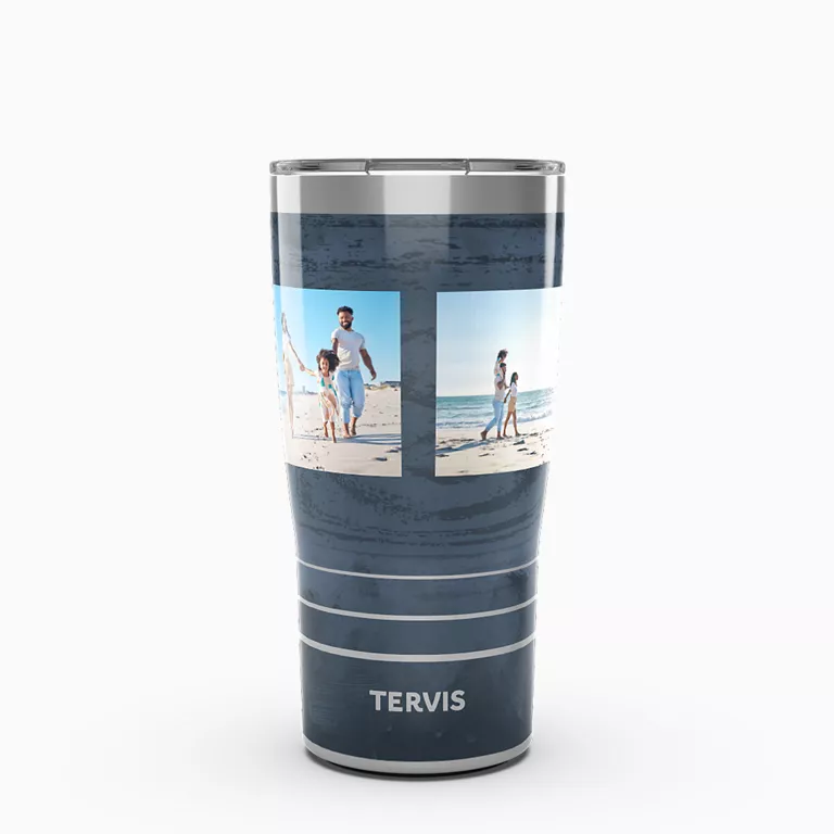 Navy Driftwood - 4 Photo Custom Template