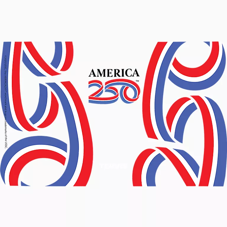 Alternative view of America250 - Ribbon