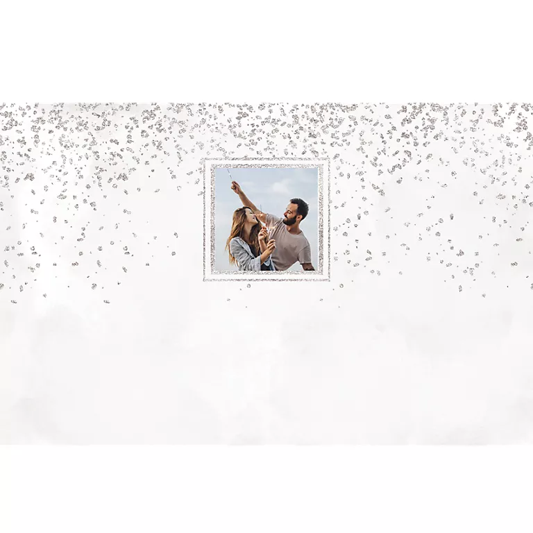Silver Glitter - 1 Photo Custom Template - Image 4