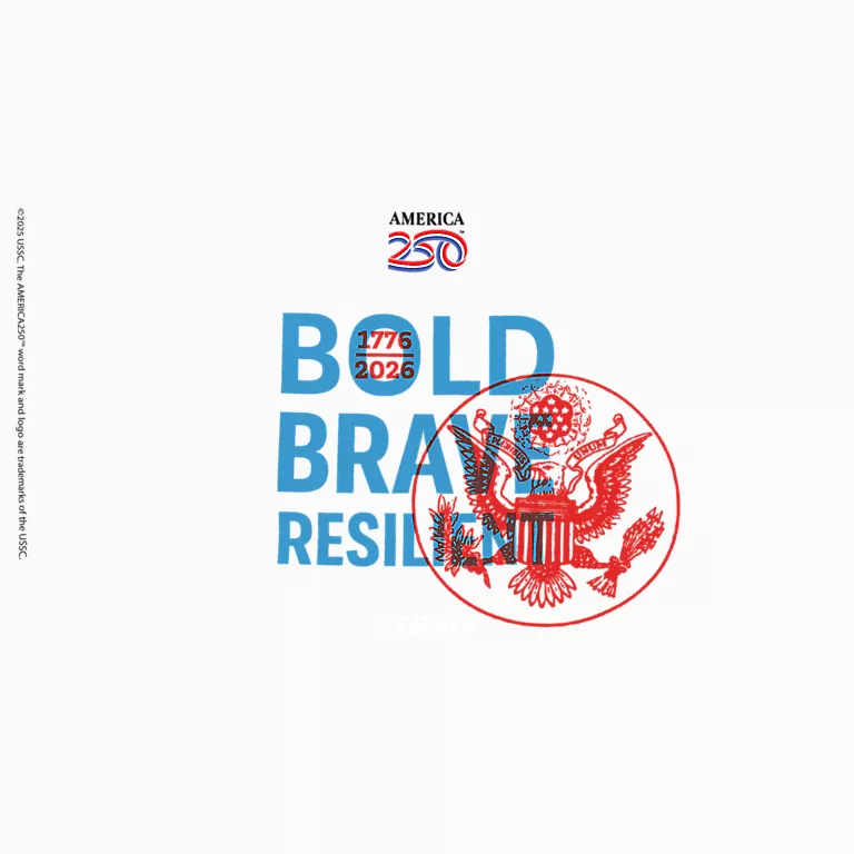 Alternative view of America250 - Bold, Brave, Resilient