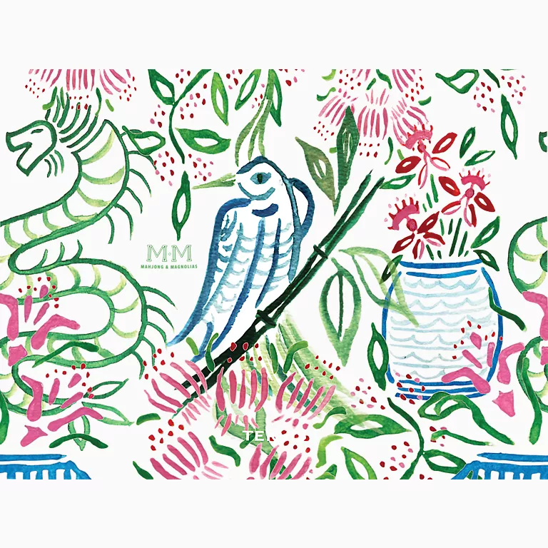 Mahjong & Magnolias® - Painted Bird - Image 5