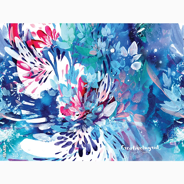 Alternative view of CreativeIngrid - Floral Wave
