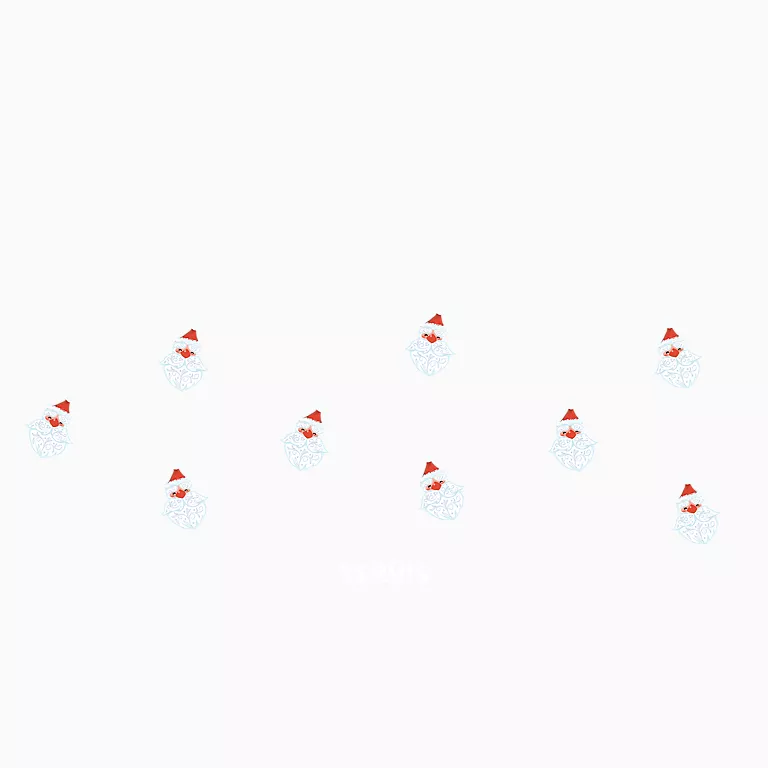 Alternative view of Holiday Icons - Santa's Beard
