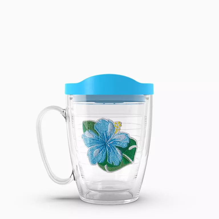 Tropical Teal Hibiscus
