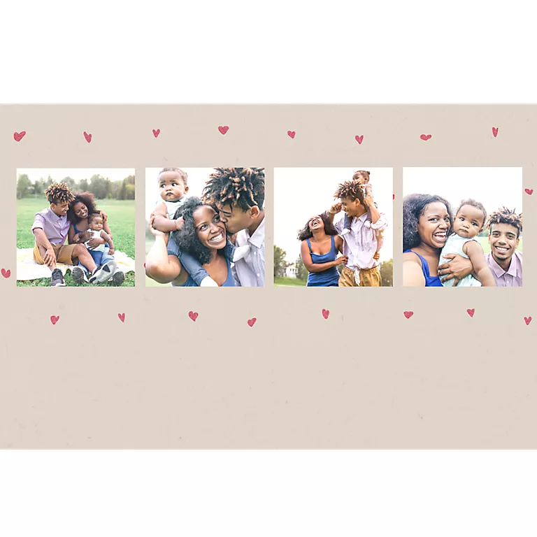 Mini Hearts - 4 Photo Custom Template - Image 2