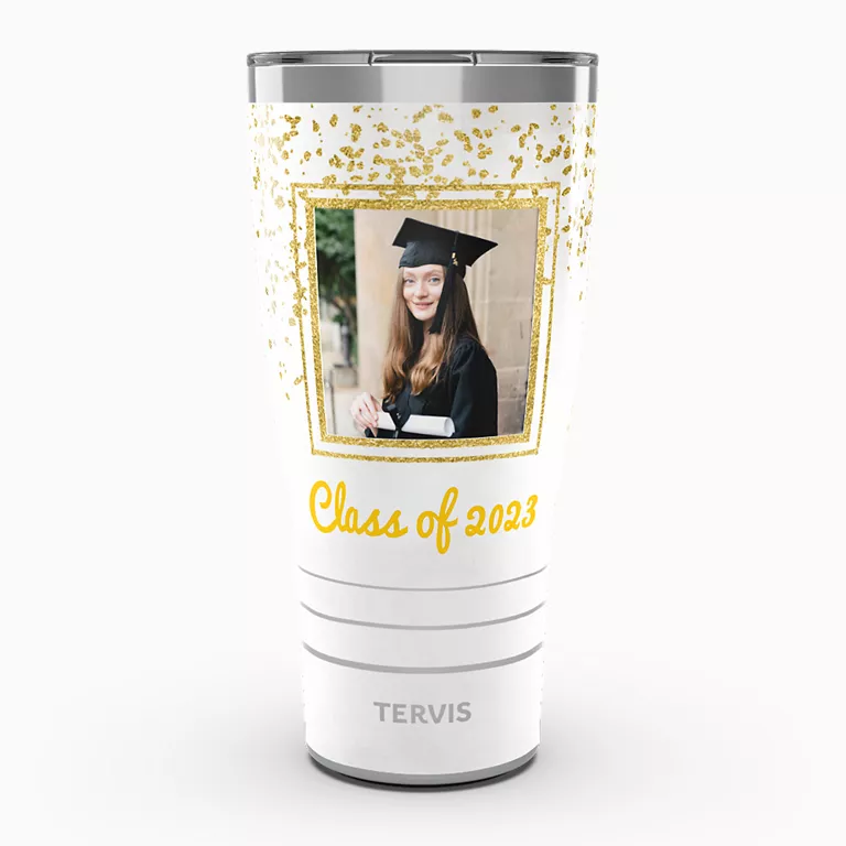 Gold Glitter - 3 Photo Custom Template