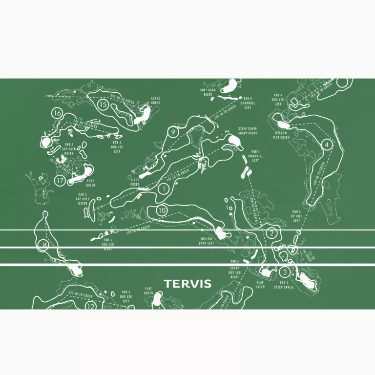 Alternative view of Golf - Course Map