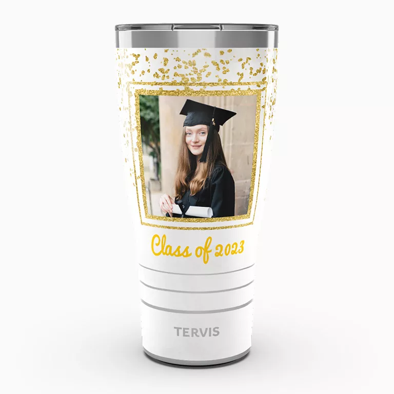 Gold Glitter - 1 Photo Custom Template