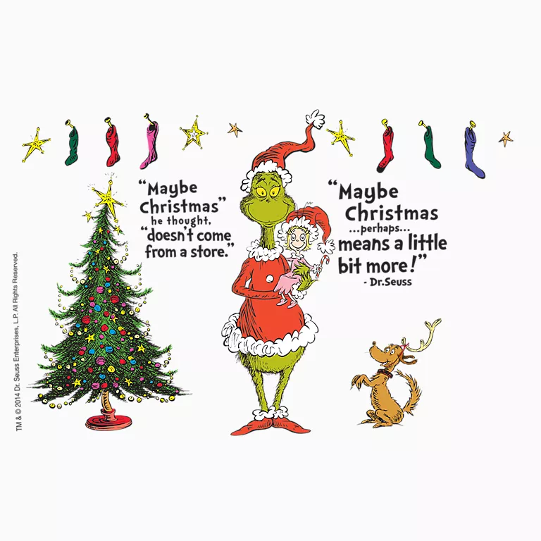 Dr. Seuss™ - Grinch Christmas Quote - Image 2