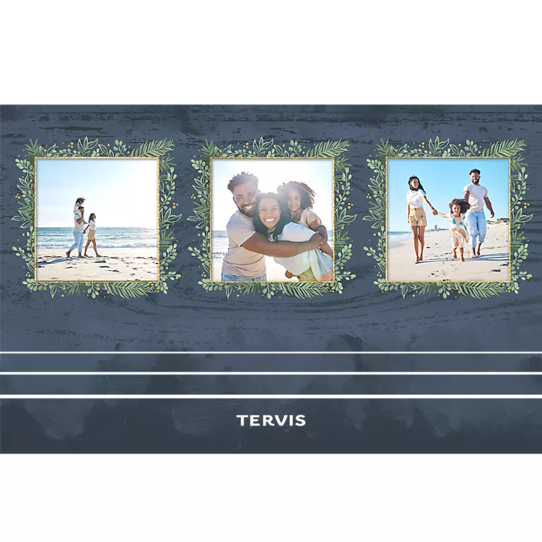 Alternative view of Square Wreath - 3 Photo Custom Template